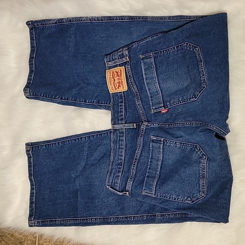 Levi's Mile High Cropped Wide Leg Jeans Size 29